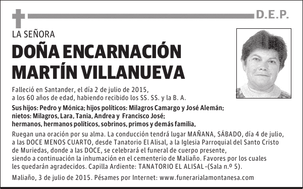 Encarnación Martín Villanueva