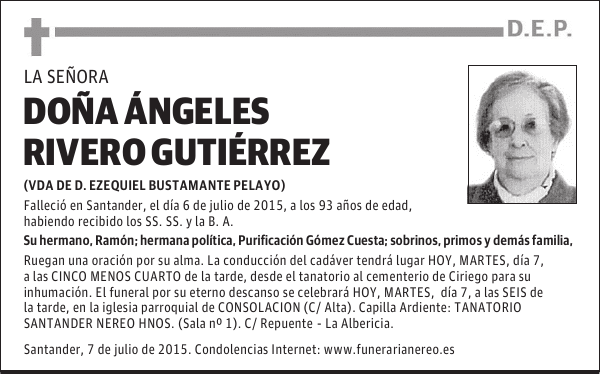 ANGELES RIVERO GUTIERREZ