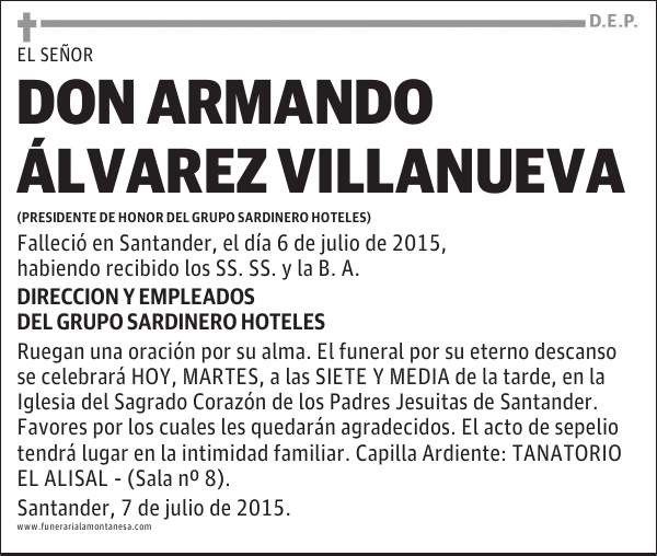 Don Armando Alvarez Villanueva