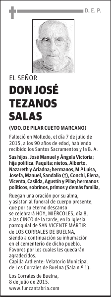 José Tezanos Salas