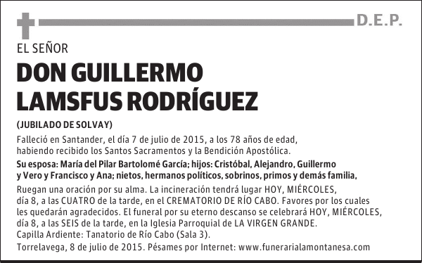 Guillermo Lamsfus Rodríguez