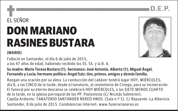 Mariano Rasines Bustara