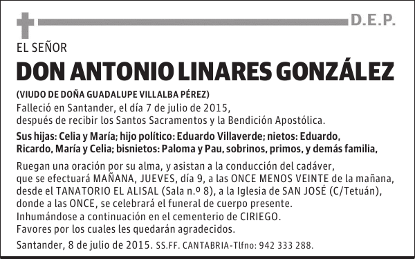 Antonio Linares González