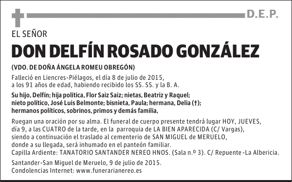 Delfín Rosado González