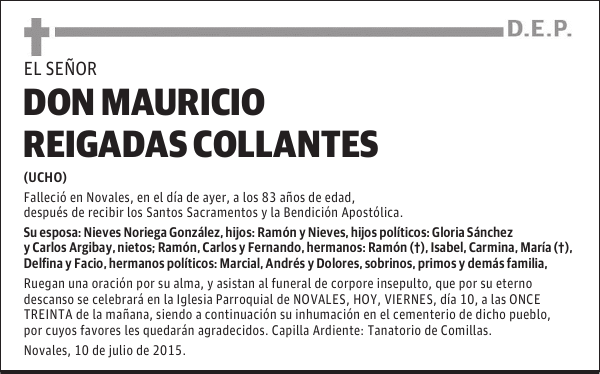Mauricio Reigadas Collantes
