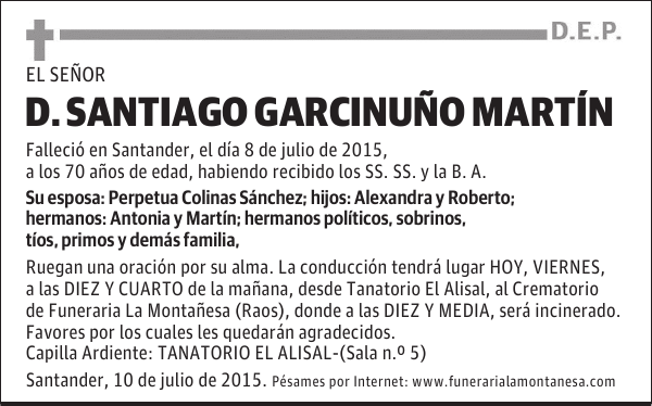 Santiago Garcinuño Martín