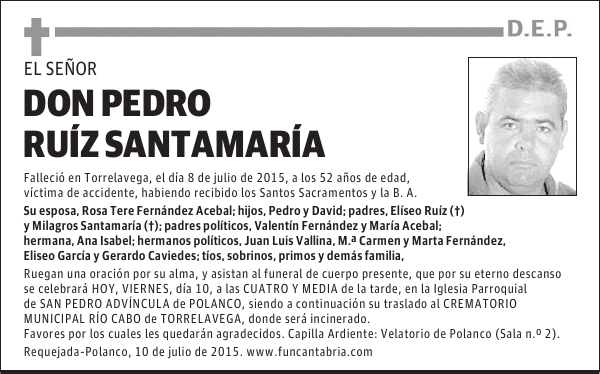 Pedro Ruiz Santamaría