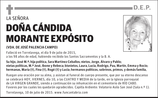 Cándida Morante Expósito