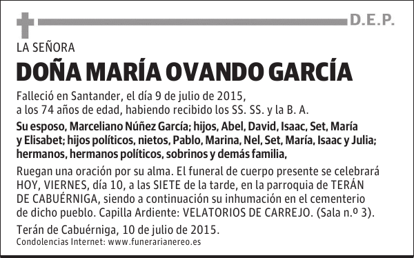 María Ovando García