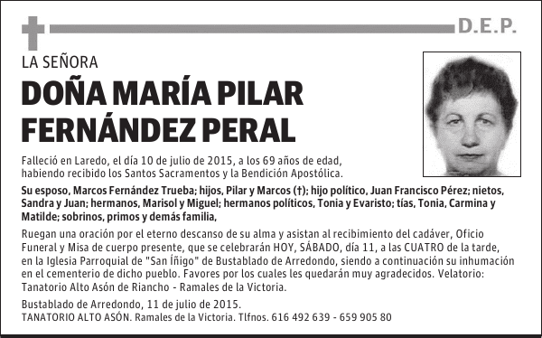 MARIA PILAR FERNANDEZ PERAL