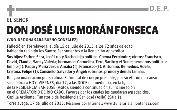 José Luis Morán Fonseca