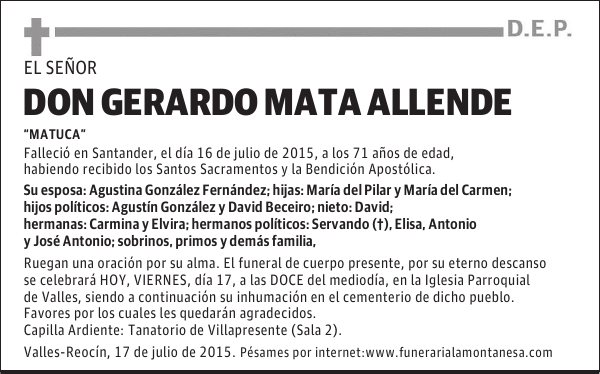 Gerardo Mata Allende