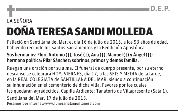 Teresa Sandi Molleda