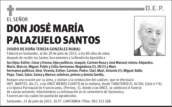 José María Palazuelo Santos