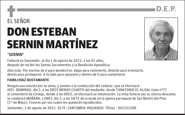 ESTEBAN SERNIN MARTINEZ