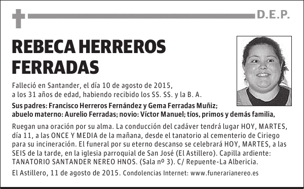 REBECA HERREROS FERRADAS