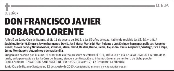 Francisco Javier Dobarco Lorente