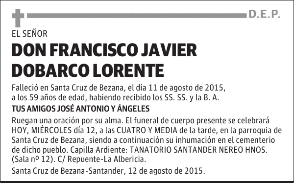 Francisco Javier Dobarco Lorente