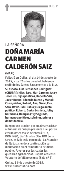 María Carmen Calderón Sáiz