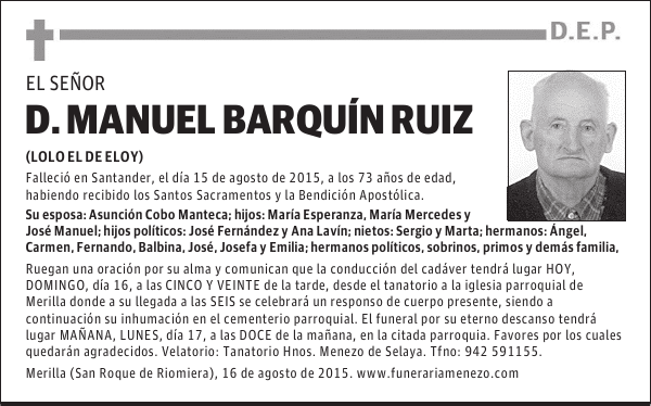 MANUEL BARQUÍN RUIZ