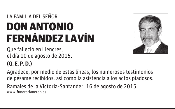 ANTONIO FERNÁNDEZ LAVÍN