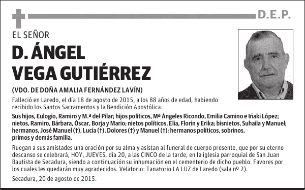 ÁNGEL VEGA GUTIÉRREZ