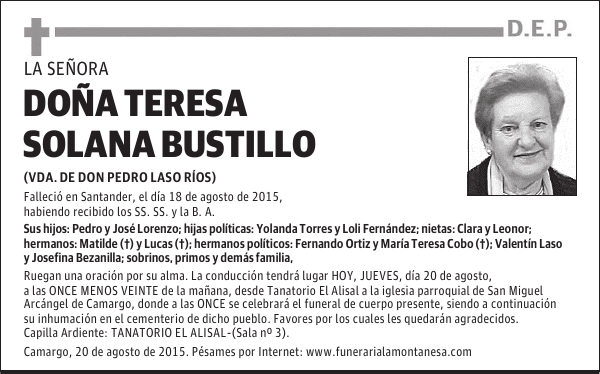 Teresa Solana Bustillo