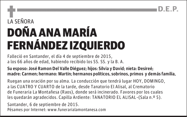 Ana María Fernández Izquierdo