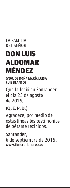 Luis Aldomar Méndez