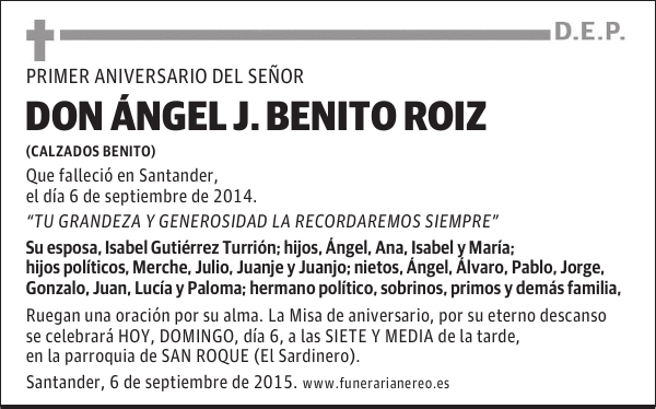 Ángel J. Benito Roiz