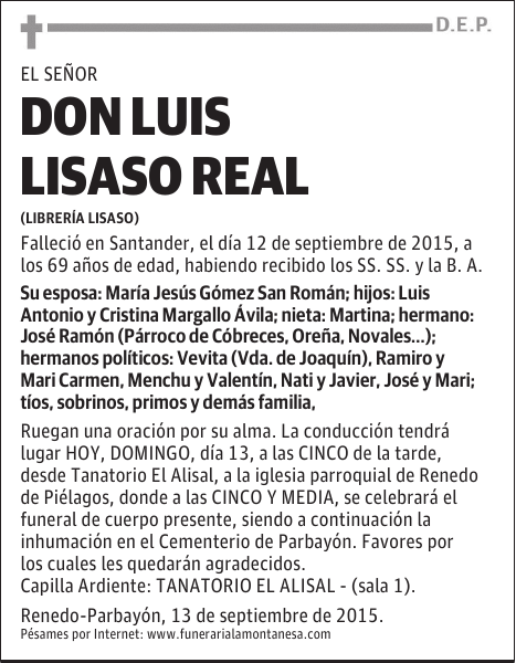 Don Luis Lisaso Real