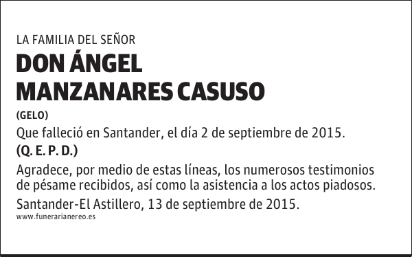 ANGEL MANZANARES CASUSO