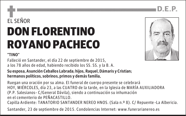 Florentino Royano Pacheco