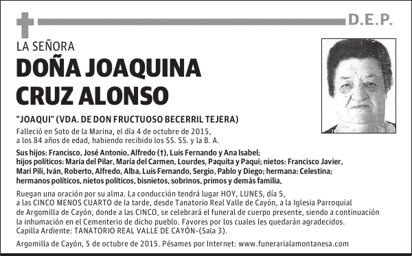 Joaquina Cruz Alonso