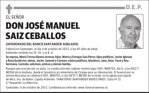 JOSE MANUEL SAIZ CEBALLOS