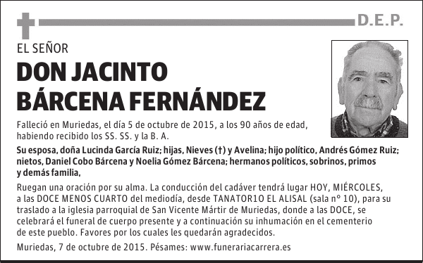 JACINTO BARCENA FERNANDEZ