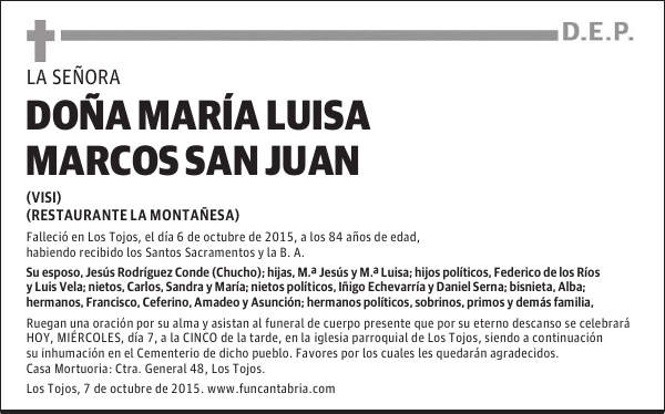 Ma Luisa Marcos San Juan