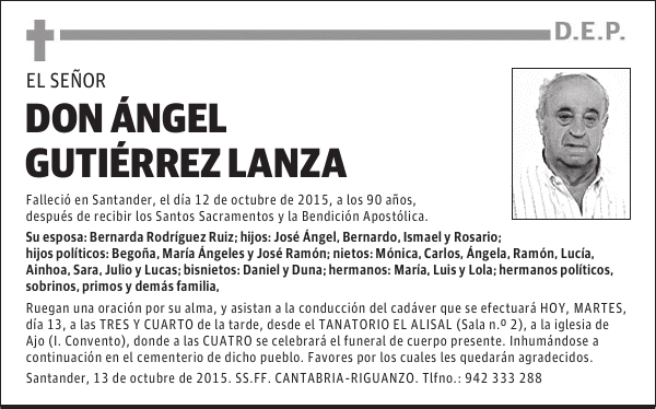 ANGEL GUTIÉRREZ LANZA