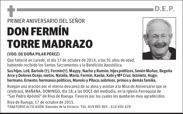 DON FERMIN TORRE MADRAZO