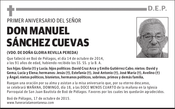 Don Manuel Sánchez Cuevas