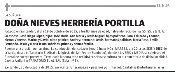 NIEVES HERRERÍA PORTILLA