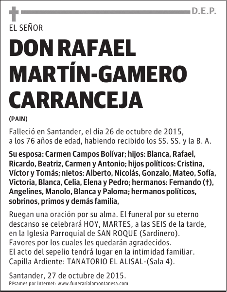 Rafael Martín-Gamero Carranceja