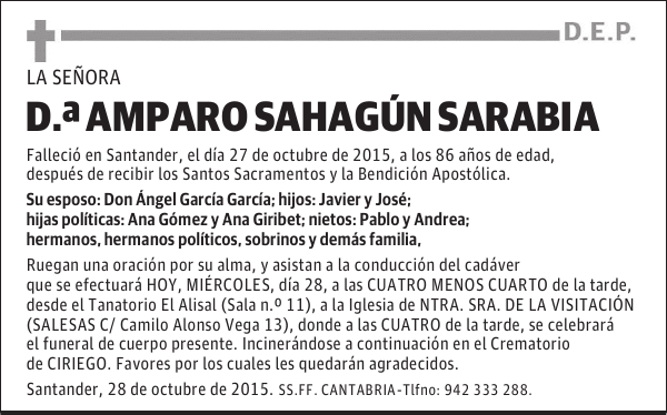 Amparo Sahagún Sarabia