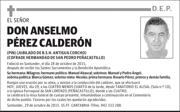 Anselmo Pérez Calderón