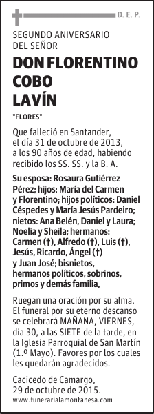 Florentino Cobo Lavín
