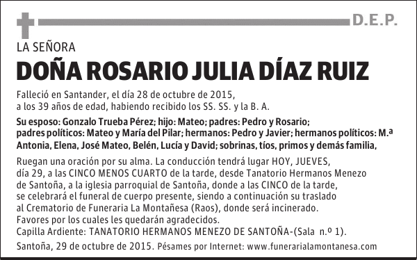 Rosario Julia Díaz Ruiz
