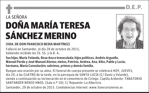 María Teresa Sánchez Merino