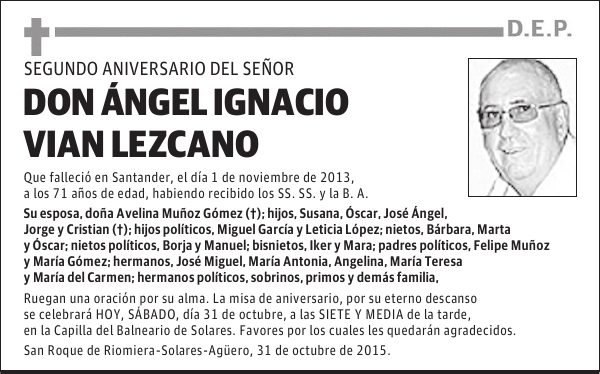 Ángel Ignacio Vian Lezcano