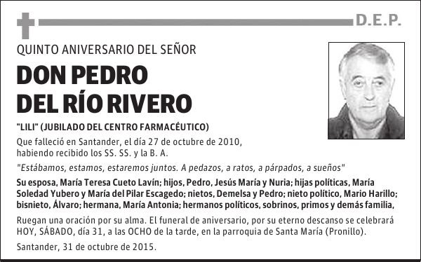 Pedro del Rio Rivero