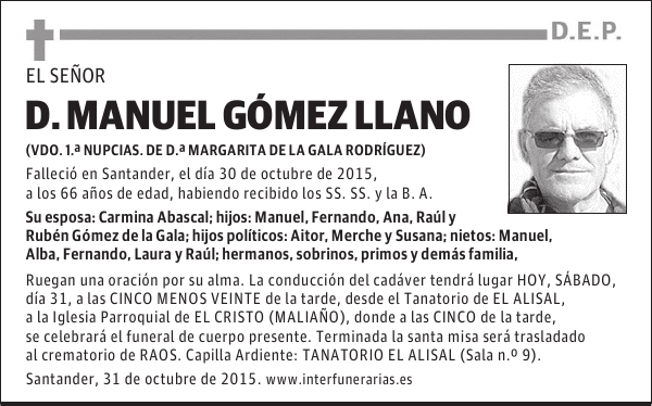 Manuel Gómez Llano